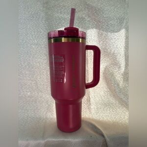 Stanley Starbucks Pink Glitter 40oz